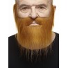 Mustache and beard, ginger