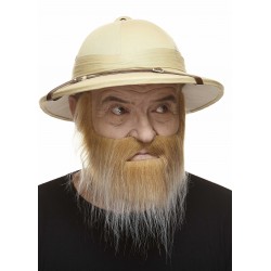 Mustache and beard, blond