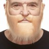 Mustache and beard, blond