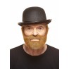 Nobleman mustache and beard, chestnut