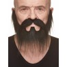 Mustache and beard, black 