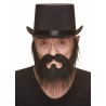 Mustache and beard, black 