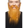 Mustache and beard, ginger