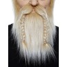 Mustache and beard, blond