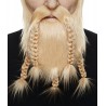 Viking Dwarf mustache and beard, blond
