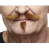 Mustache and beard, chestnut