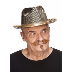 Mustache and beard, chestnut