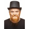 Mustache and beard, ginger