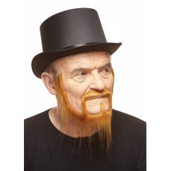 Mustache and beard, ginger