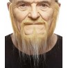 Mustache and beard, blond