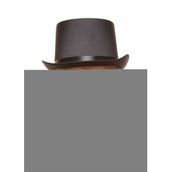 Long Squatter mustache and beard, black