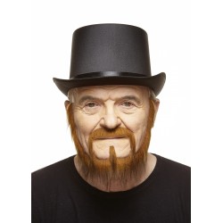 Mustache and beard, ginger