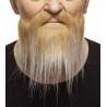 Mustache and beard, blond