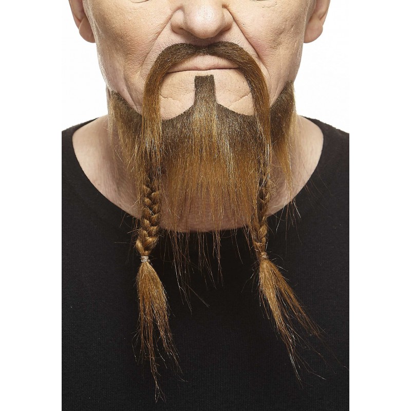 Pirate mustache and beard, brown
