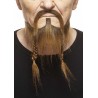 Pirate mustache and beard, brown