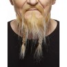 Mustache and beard, blond