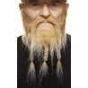 Mustache and beard, blond