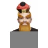 Shaolin Monk mustache, beard and eyebrowns, ginger 