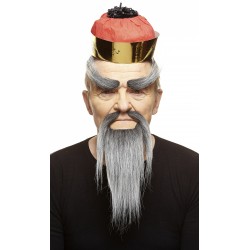 Mustache, beard and eyebrows, sald and papper