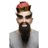 Shaolin Monk mustache, beard and eyebrowns, black 
