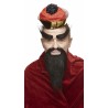Shaolin Monk mustache, beard and eyebrowns, black 