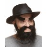 Mustache, beard and eyebrows, black