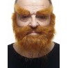 Traper mustache, beard and eyebrows, ginger