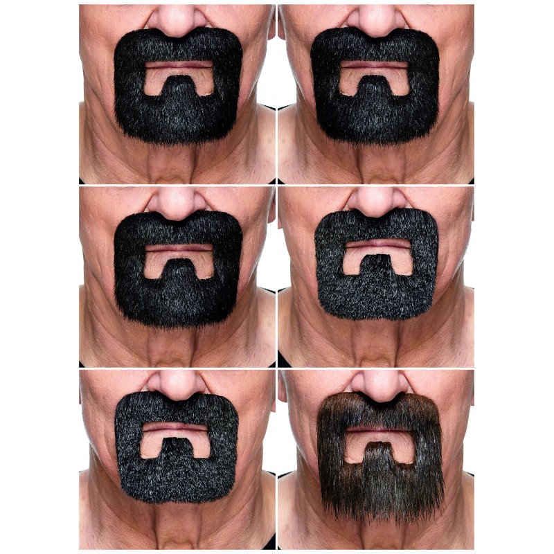 Mustache and beard, mixed