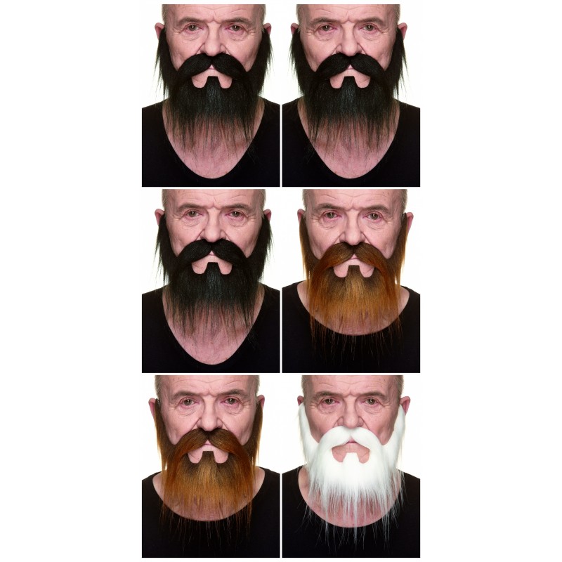 Mustache and beard, mixed