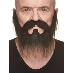 Mustache and beard, mixed