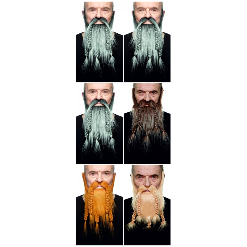 Mustache and beard, mixed