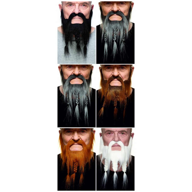 Mustache and beard, mixed