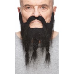 Mustache and beard, mixed