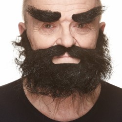 Mustache, beard and eyebrows, mixed