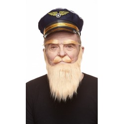 Mustache, beard and eyebrows, blond