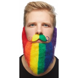 Pride, mustache and beard, mixed