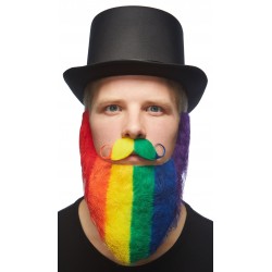 Pride, mustache and beard, mixed