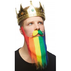 Mustaches with beards (pack of 6 pcs.)