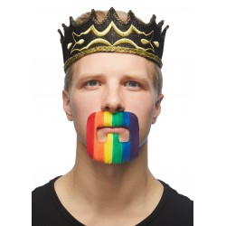 Mustaches with beards (pack of 6 pcs.)