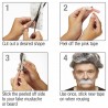 Mustaches Double-Sided "3M" Self-Adhesive Medical Plaster for Fake Beards, Mustaches, Eyebrows and Sideburns (10 pack)